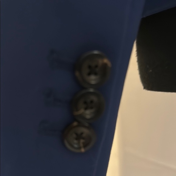 RW&CO. Elegant Blue Women's Blazer with stretch lining. Size 10. - Picture 4 of 13